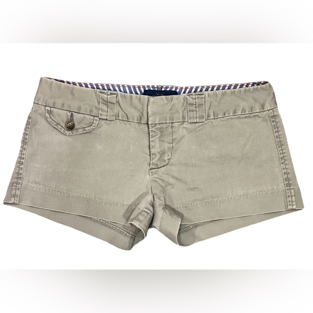 American Eagle Outfitters Favorite Shorts Gray Women’s Juniors Low Rise Casual 0